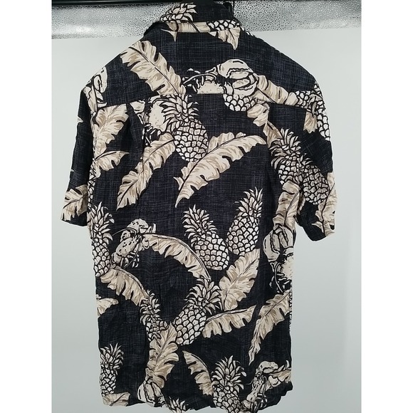 Batck Bay Hawaiian Rayon Mens Shirt Size Small‎ Shirt Sleeve Pineapple Crawfish - Picture 6 of 6